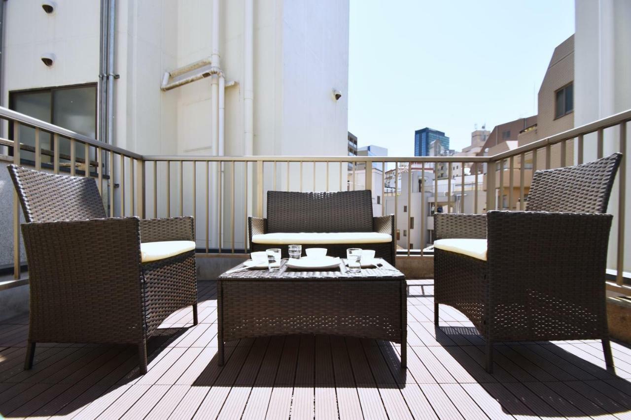 Ferienwohnung Terrace House Shibuya Maruyamacho Präfektur Tokio Exterior foto