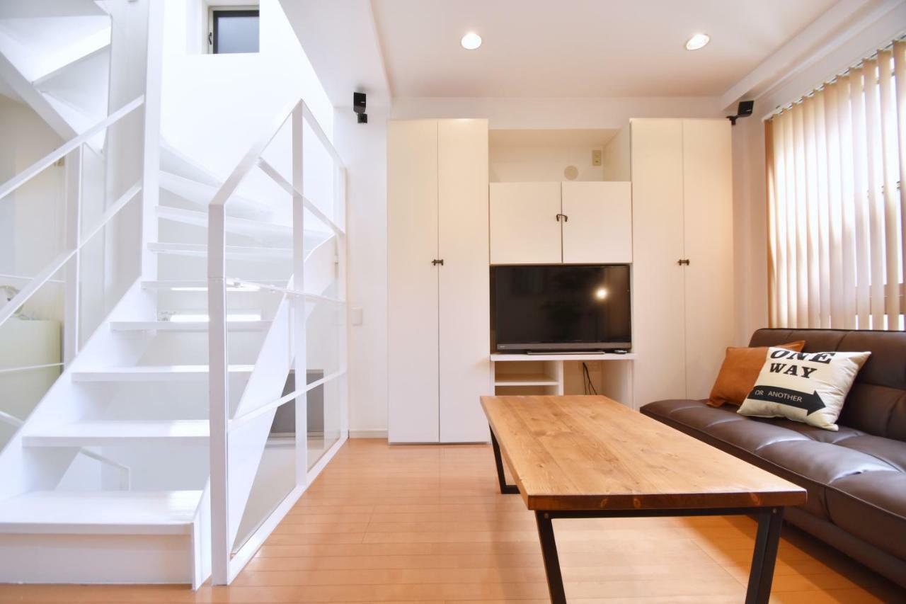 Ferienwohnung Terrace House Shibuya Maruyamacho Präfektur Tokio Exterior foto